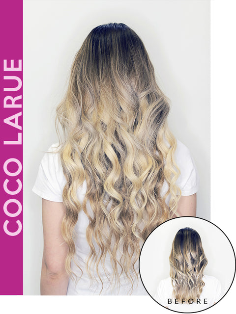 $500 Book A Clip in extensions, appointment with a $500 Non-Refundable deposit.