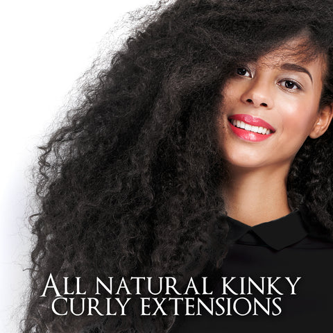 CLR Virgin Kinky Curly Malaysian hair extensions for kinky curly hair textures long-lasting single donor 100% human hair 