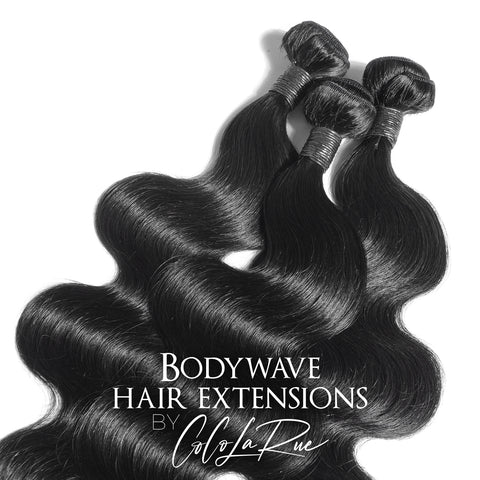 CLR | Virgin body wave hair extension | Human hair | Brazilian wavy style | Healthy thick, smooth, shiny hair| Lasts Up To 4 Years|