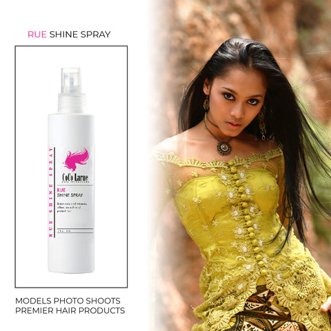 CLR Hair Shine Spray with Botanicals-Extra Hold-Vitamins Hairspray (4oz-1pack) Lightweight Formula-Fuller Hair-Free Of Artificial Colors