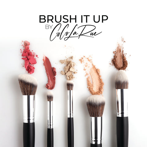 Brush It Up Makeup Brush Set – Professional Makeup Brushes – Makeup Brushes Kit - High Density Makeup Brushes (14pc Brush Set)