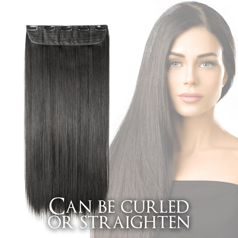 Clip in hair extension 100% natural hair | Thick silky and soft | Remy hair 7 pieces, use up to 4 years