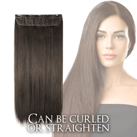 Clip in hair extension 100% natural hair | Thick silky and soft | Remy hair 7 pieces, use up to 4 years
