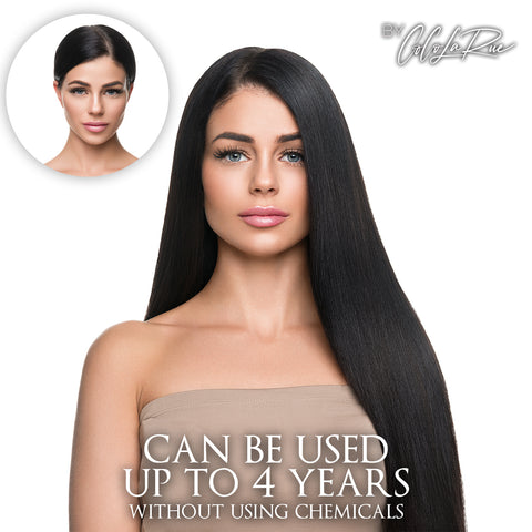 CLR I Straight Hair Extension | Human hair | Natural Indian remy straight | Thick smooth and shiny | Real replacement natural straight