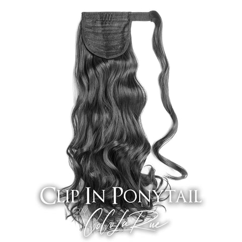 CLR | Clip in ponytail hair extensions- Halo | Thick silky and soft virgin hair| Brazilian Straight Remy hair - reuse up to 4 years