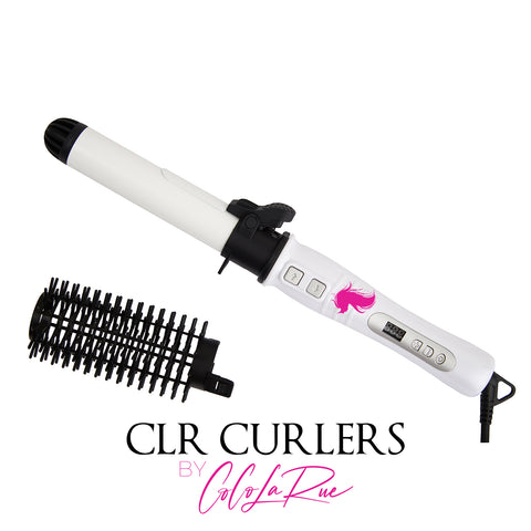 Professional Curling Iron for Hair of All Types - Heavy Duty Hair Curling Iron Long Lasting and Fast Curls Premium Curler with Easy Operation and Advanced Technology-CLR-Curlers Classic Curling Wand Reverse