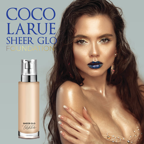 CLR Sheer Glo Shimmer Highlighter Foundation That Goes on Top of the Foundation-Amazing Texture, Lightweight, Skin-Enhancing-Diminishes Flaws