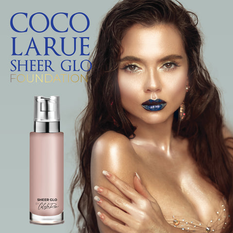 CLR Sheer Glo Shimmer Highlighter Foundation That Goes on Top of the Foundation-Amazing Texture, Lightweight, Skin-Enhancing-Diminishes Flaws