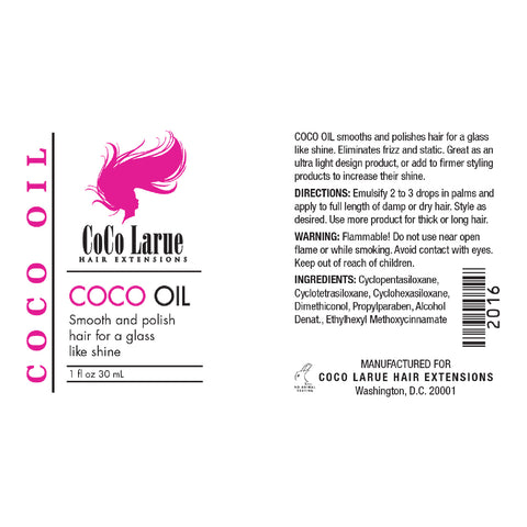 CLR Oil Shine Contains Lightweight Oils Shiny and Lustrously Hair Extensions-Smooth Finish (1oz Travel Size)- Great for Calming the Hair with Shine
