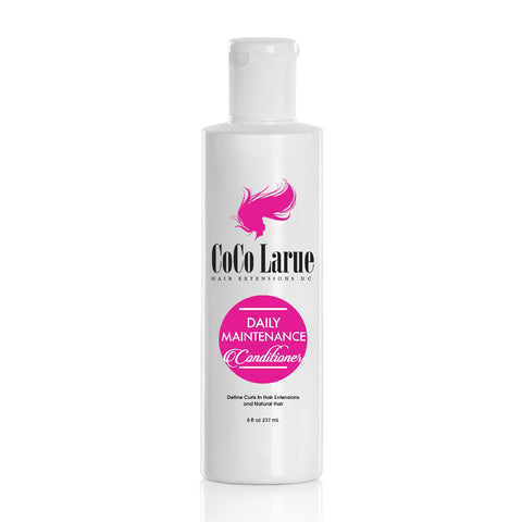 CLR Daily Maintenance Hair Conditioner-Increases Shine & Luster-Vitamins A&E and-Proteins-Best For Hair Extensions-Improve Hair Appearance 8oz