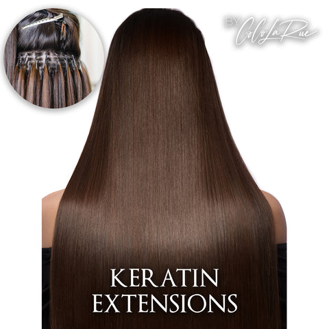 Keratin Straight Human Hair Extensions by CLR Includes (100 pieces) Healthy Hair made 100% thick quality remy hair, made to last 4 Years