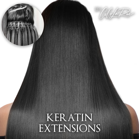 Keratin Straight Human Hair Extensions by CLR Includes (100 pieces) Healthy Hair made 100% thick quality remy hair, made to last 4 Years