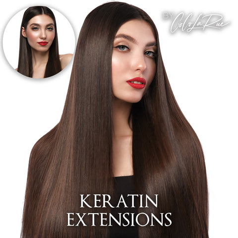 Keratin Straight Human Hair Extensions by CLR Includes (100 pieces) Healthy Hair made 100% thick quality remy hair, made to last 4 Years