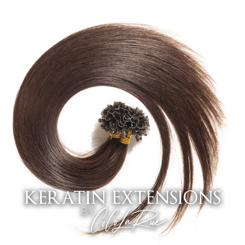 Keratin Straight Human Hair Extensions by CLR Includes (100 pieces) Healthy Hair made 100% thick quality remy hair, made to last 4 Years