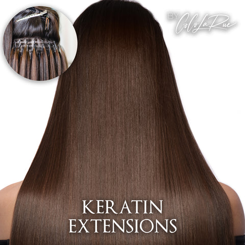 Keratin Bodywave Hair Extensions by CLR Healthy Hair Extensions (100 pieces) made with Remy Hair Extensions soft, smooth, 100% thick hair