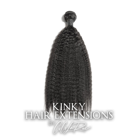 CLR Virgin Kinky Curly Malaysian hair extensions for kinky curly hair textures long-lasting single donor 100% human hair 