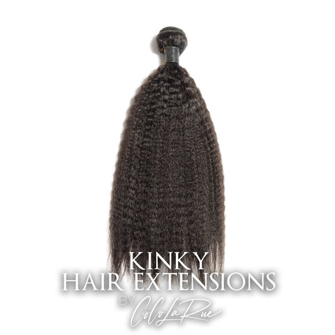 CLR Virgin Kinky Curly Malaysian hair extensions for kinky curly hair textures long-lasting single donor 100% human hair 