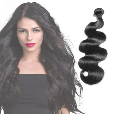 CLR | Virgin body wave hair extension | Human hair | Brazilian wavy style | Healthy thick, smooth, shiny hair| Lasts Up To 4 Years|