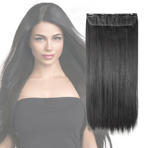 Clip in hair extension 100% natural hair | Thick silky and soft | Remy hair 7 pieces, use up to 4 years