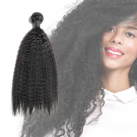 CLR Virgin Kinky Curly Malaysian hair extensions for kinky curly hair textures long-lasting single donor 100% human hair 