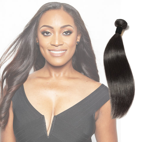CLR I Straight Hair Extension | Human hair | Natural Indian remy straight | Thick smooth and shiny | Real replacement natural straight