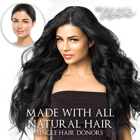 Keratin Bodywave Hair Extensions by CLR Healthy Hair Extensions (100 pieces) made with Remy Hair Extensions soft, smooth, 100% thick hair