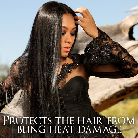 CLR Heat Protectant Spray for Women-Weightless Hold- No Frizz and Humidity- Paraben Free Hairspray 4oz- Exotic Blend and Shiny Finish (1pack)
