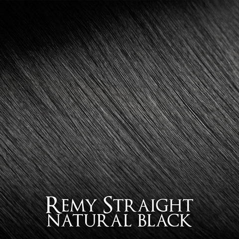 CLR I Straight Hair Extension | Human hair | Natural Indian remy straight | Thick smooth and shiny | Real replacement natural straight