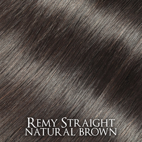 CLR I Straight Hair Extension | Human hair | Natural Indian remy straight | Thick smooth and shiny | Real replacement natural straight