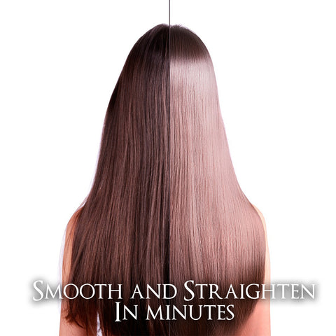 CLR Hair Hot Brush Straightener - Straightener hair in minutes. Smooth, Straight Hair In Half The Time For straight, smooth and frizz-free hair