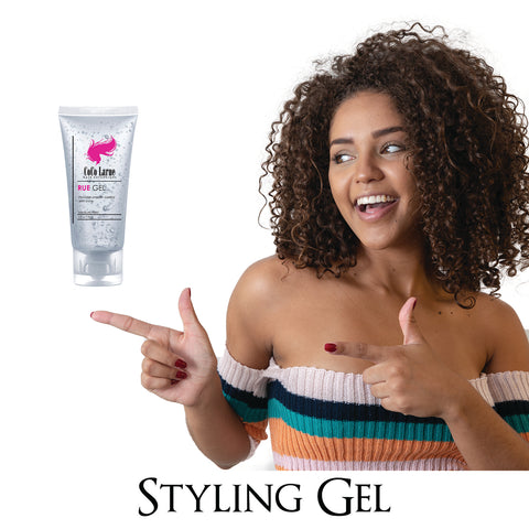 CLR Hair Gel Medium Hold Hair Styling Gel-Perfect For Thin and Fine Hair Cleanse, Nourish, & Maintain Natural Hair Look 4oz (1pack) Max-Shine