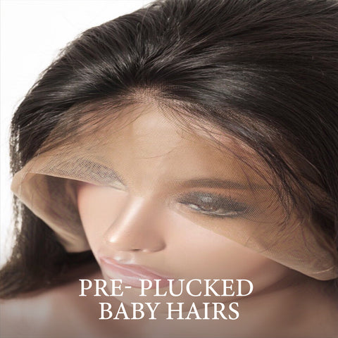 Natural Straight Hair Single Donor 24' FULL-LACE Human Hair Wig by CLR. Natural Hair Colors Use up to 4 years. Worn Natural Curl Or Straight