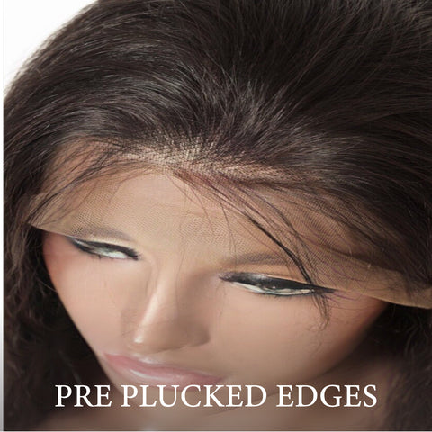 Natural Straight Hair Single Donor 24' FULL-LACE Human Hair Wig by CLR. Natural Hair Colors Use up to 4 years. Worn Natural Curl Or Straight