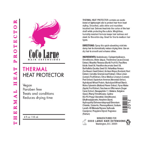 CLR Heat Protectant Spray for Women-Weightless Hold- No Frizz and Humidity- Paraben Free Hairspray 4oz- Exotic Blend and Shiny Finish (1pack)